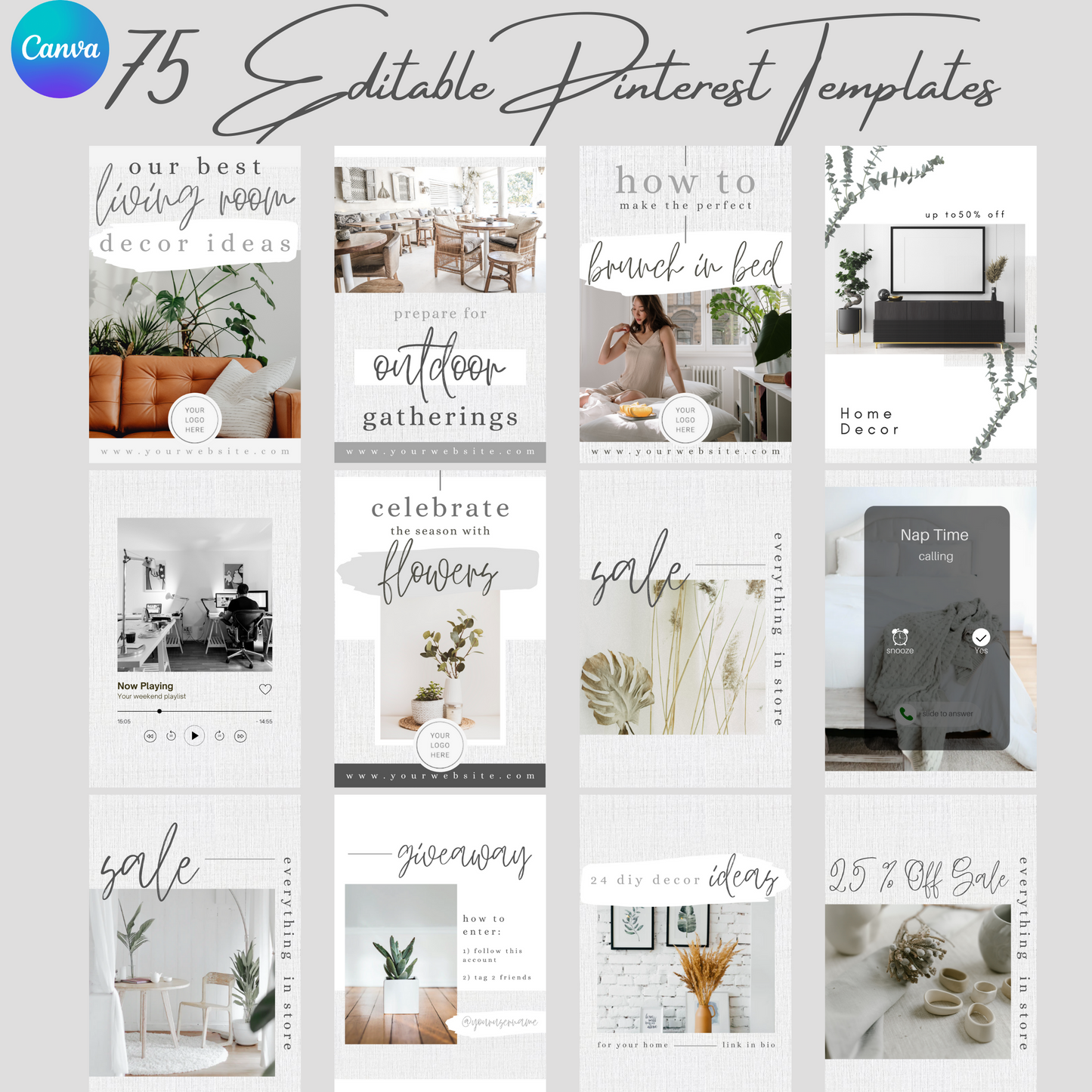 PLR Pinterest Templates