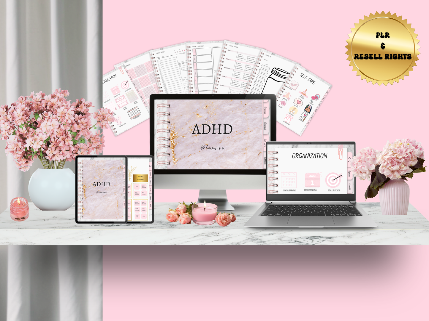 PLR Adhd Digital Planner