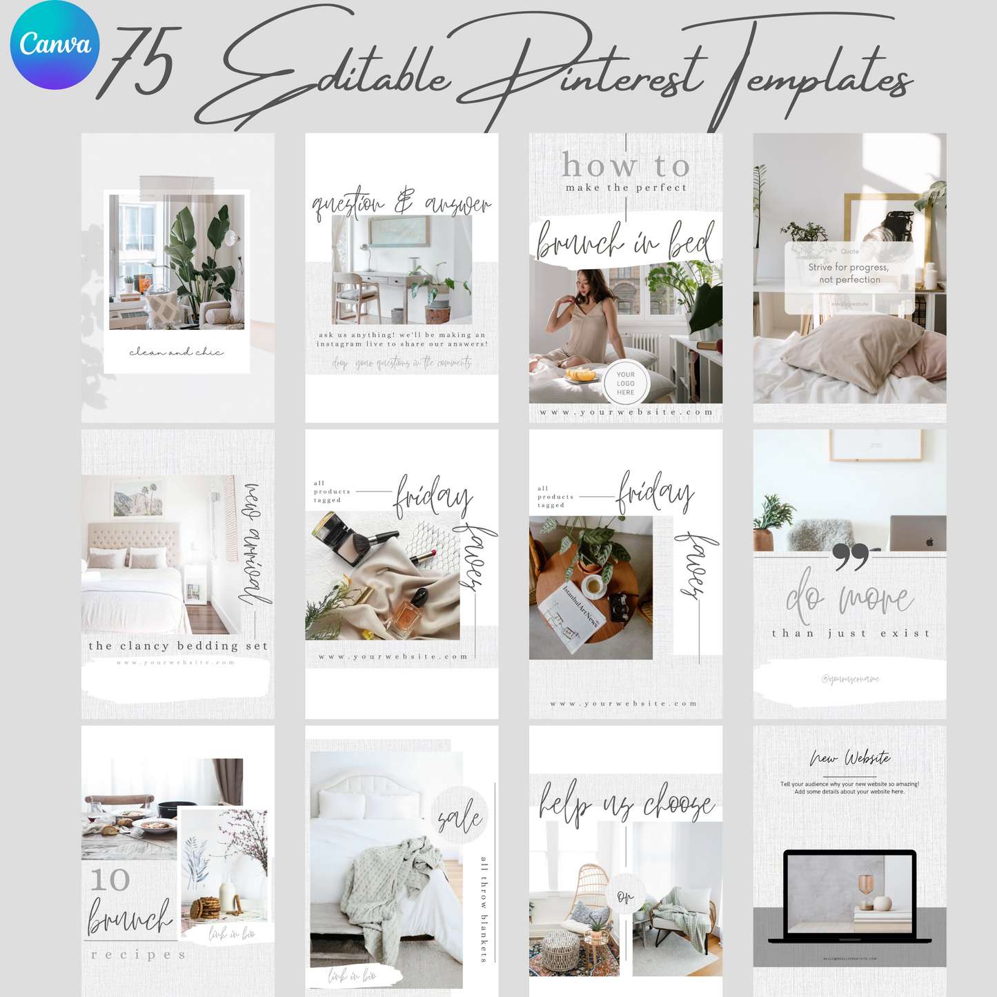 PLR Pinterest Templates