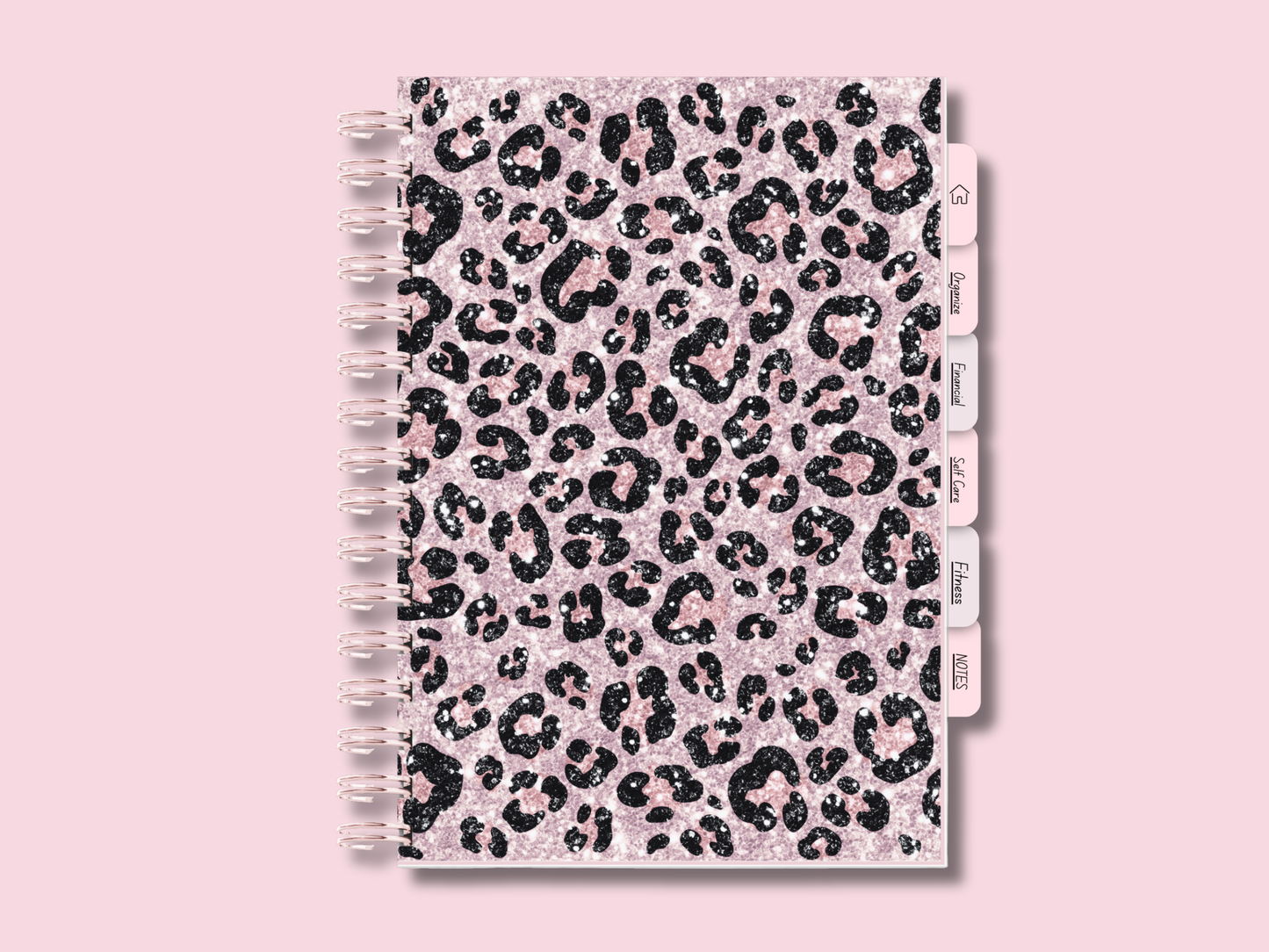 PLR Pink Leopard ADHD Digital Planner