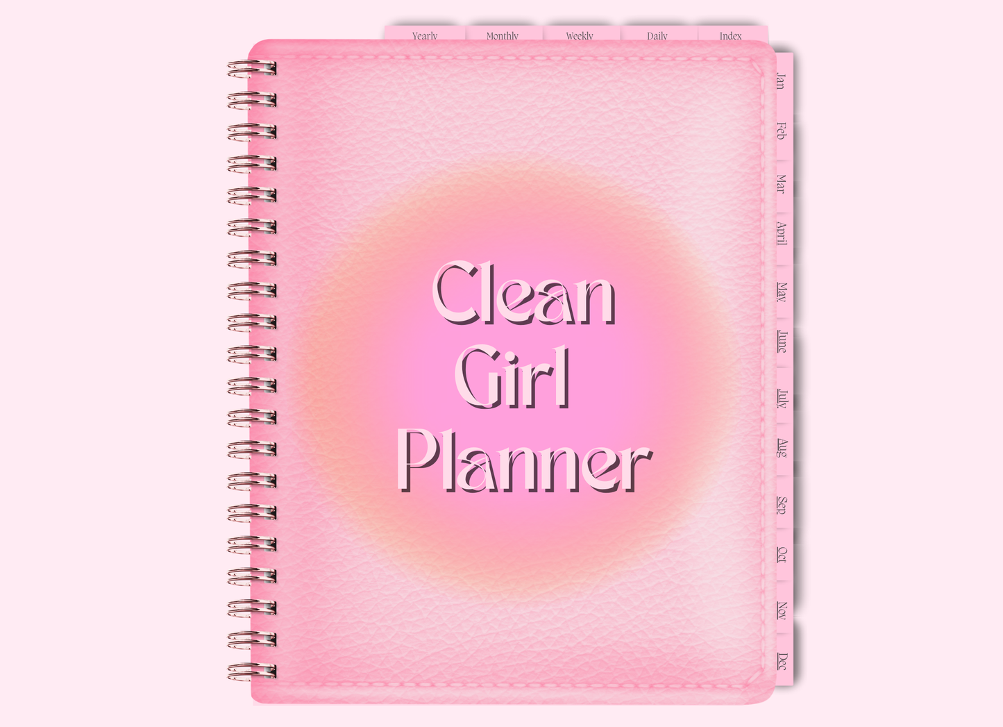 PLR Clean Girl Digital Planner