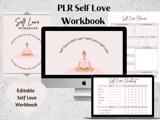 PLR Editable Self Love Workbook