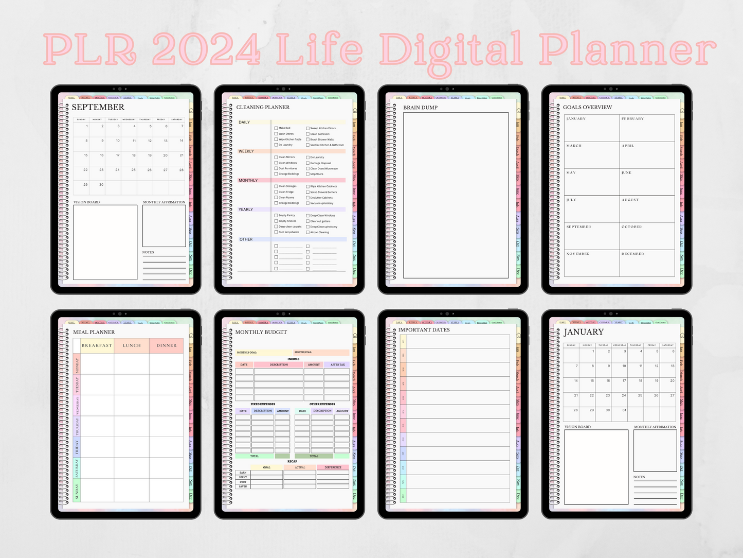 PLR 2024 Life Planner