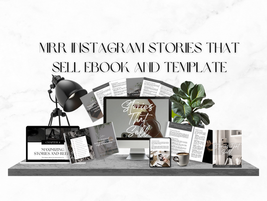 MRR Instagram Stories that Sell ebook and templates