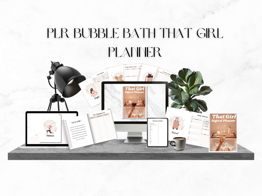 PLR Bubble Bath That Girl Planner