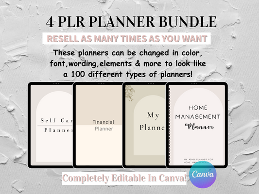 Editable 4 Planner Bundle!