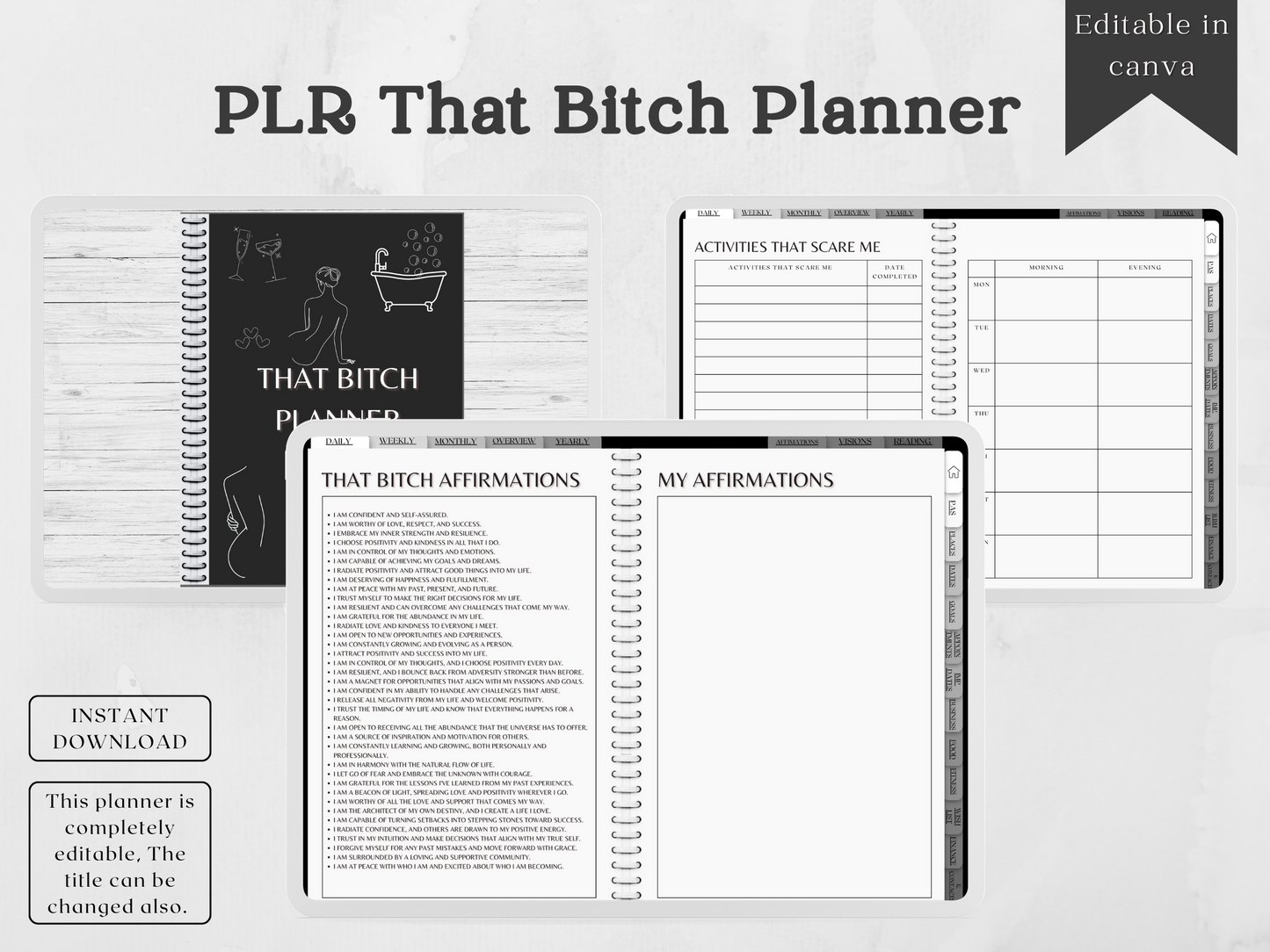 PLR That Bitch Planner