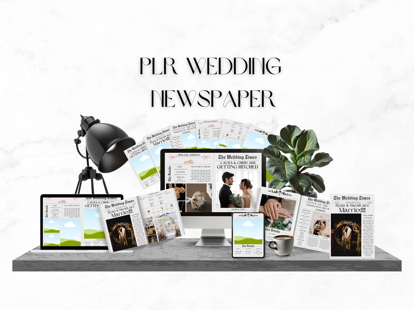 PLR Wedding Newspaper