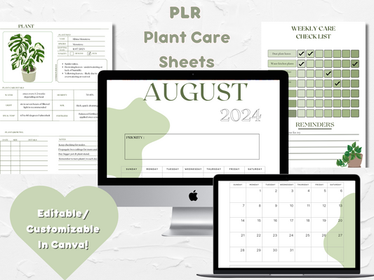 PLR Plant Care Sheets