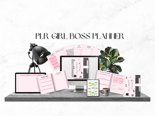 PLR Girl Boss Planner