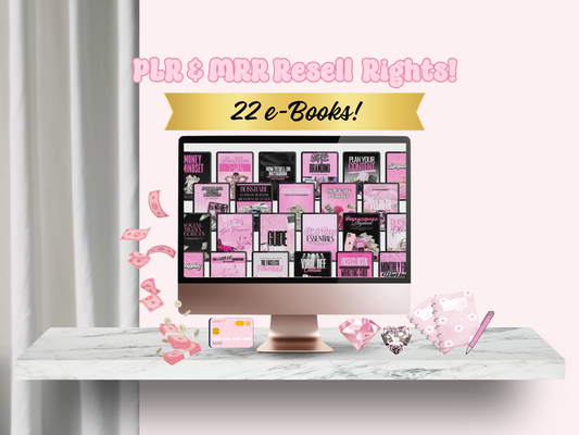 22 e-Book Bundle With PLR & MRR Resell Rights