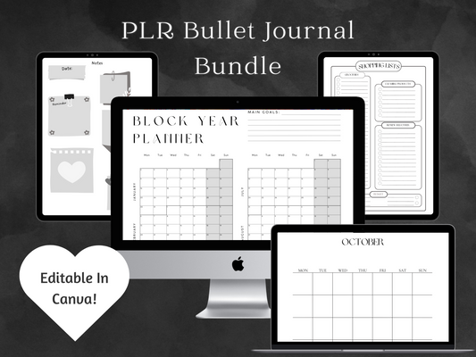 PLR Bullet Journal Bundle