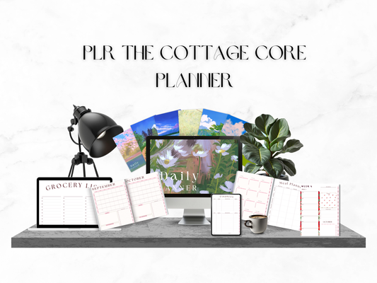 PLR Cottage Core Planner