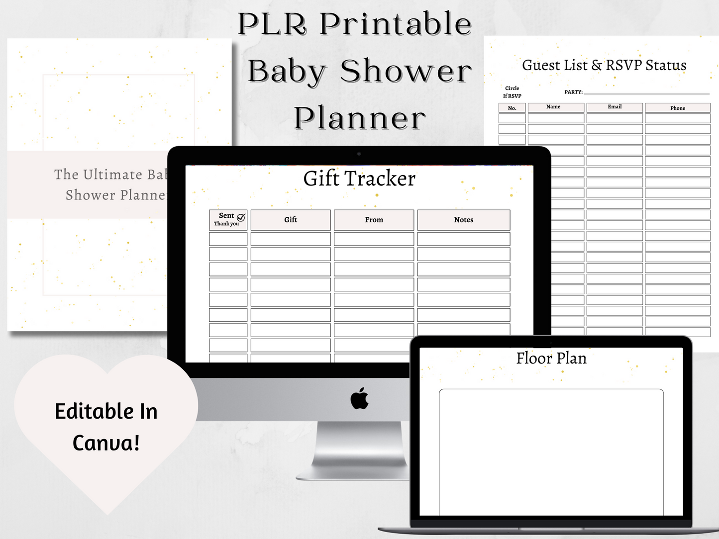 Printable Baby Shower Planner