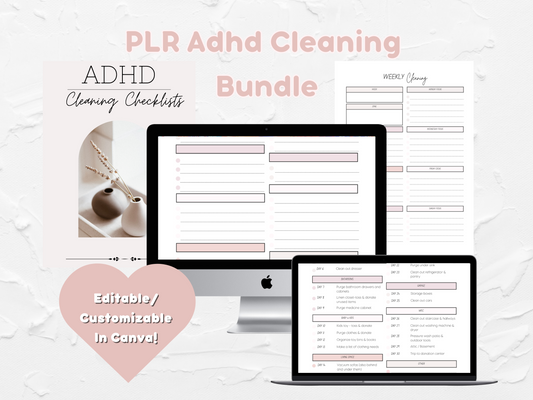 PLR ADHD Cleaning Bundle