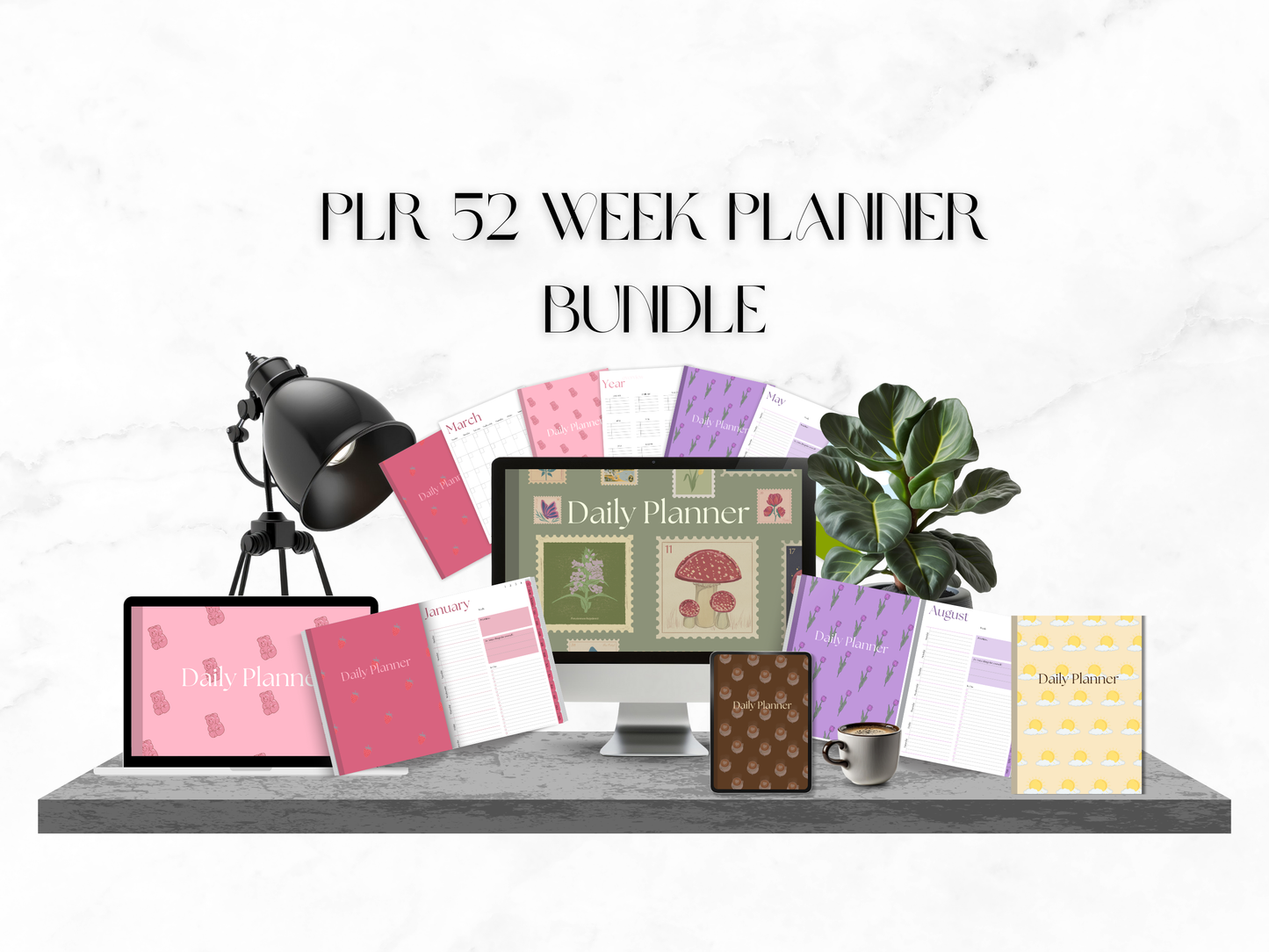 PLR 52 Week Planner Bundle