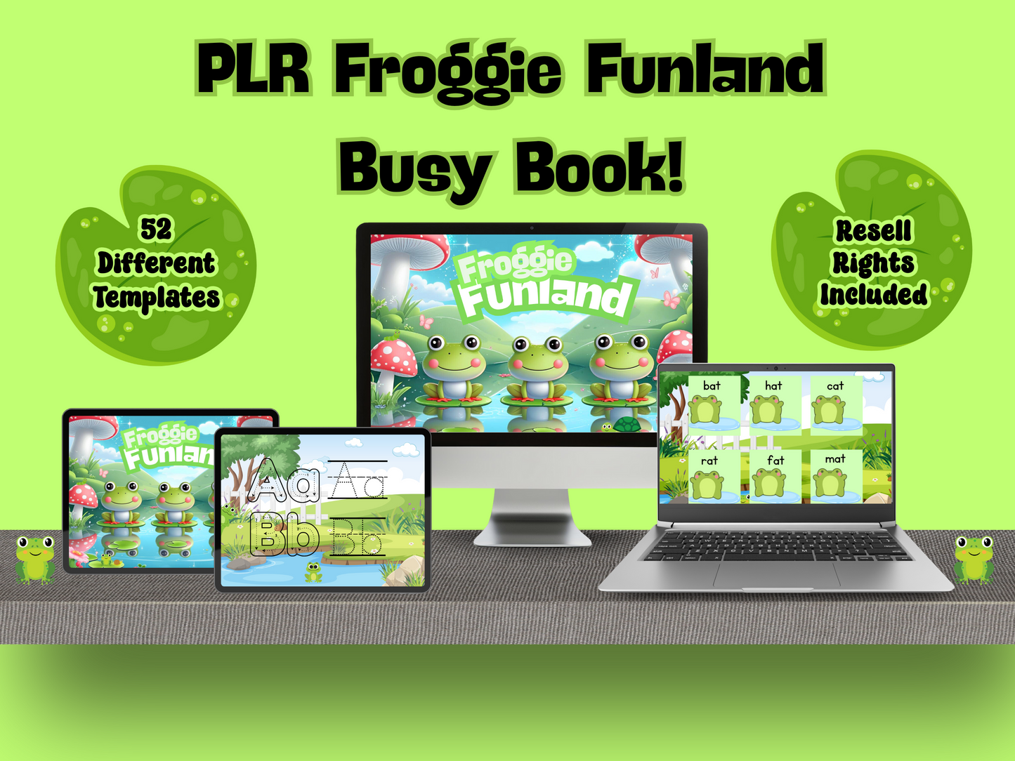 PLR Busy Book Froggie Funland