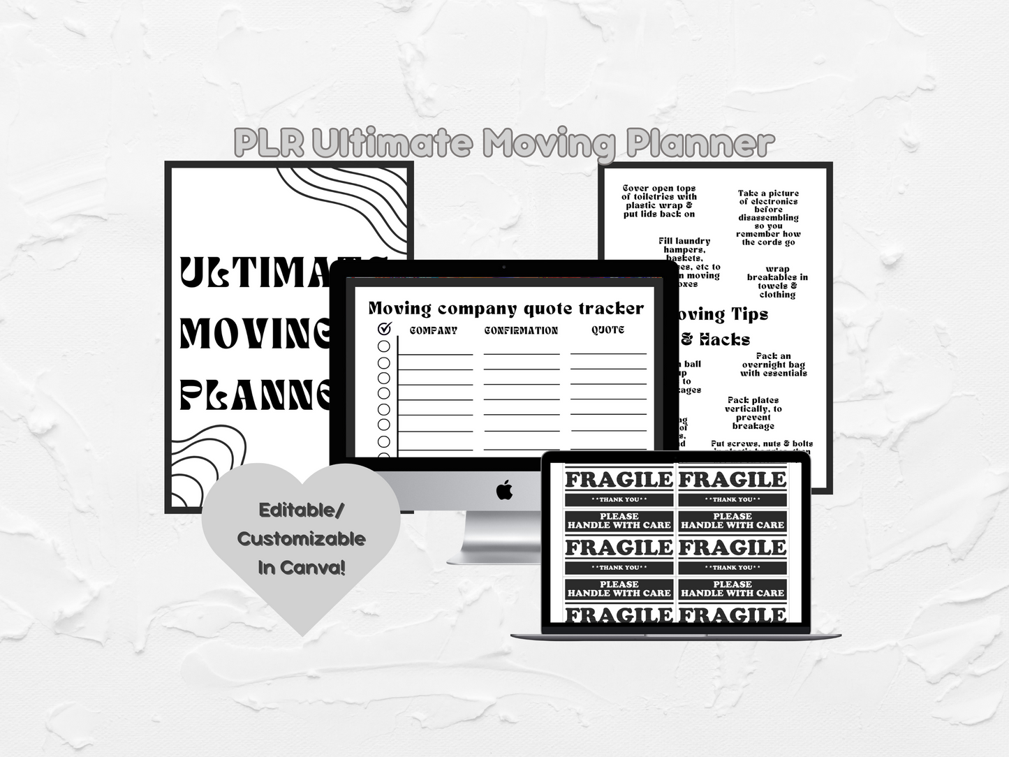 PLR Ultimate Moving Planner,