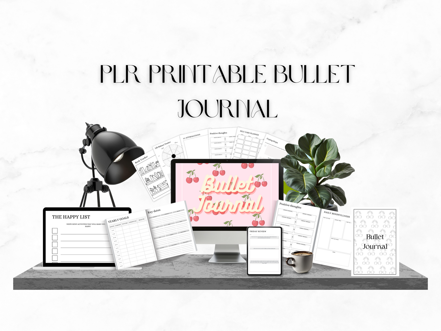 PLR Printable Bullet Journal