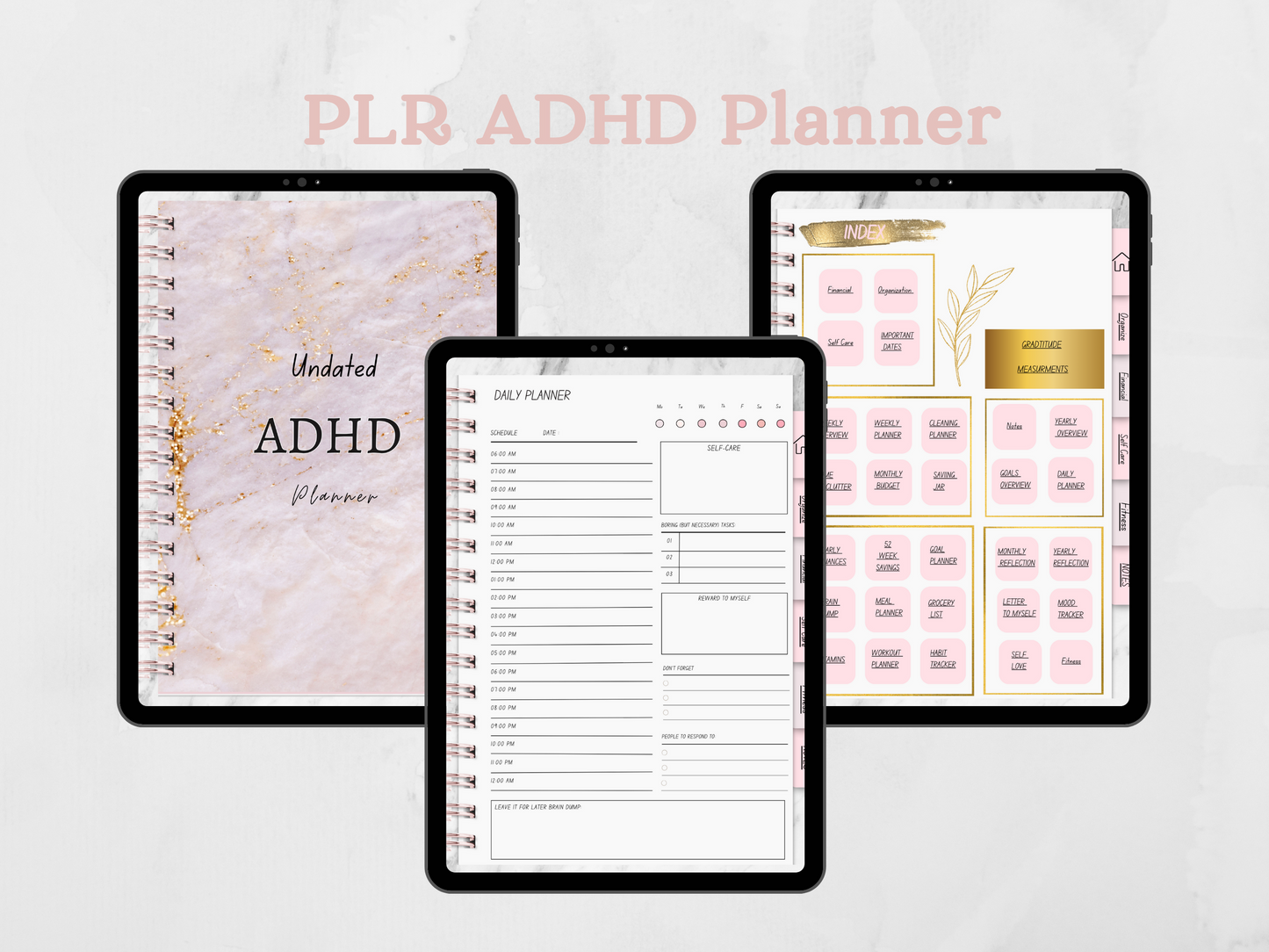 PLR ADHD Planner