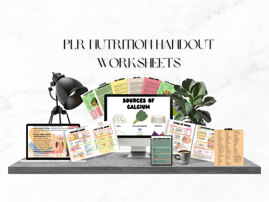 PLR Nutrition Worksheets