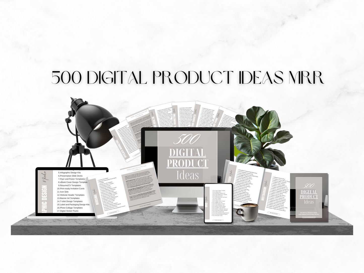 500 Digital Product ideas MRR