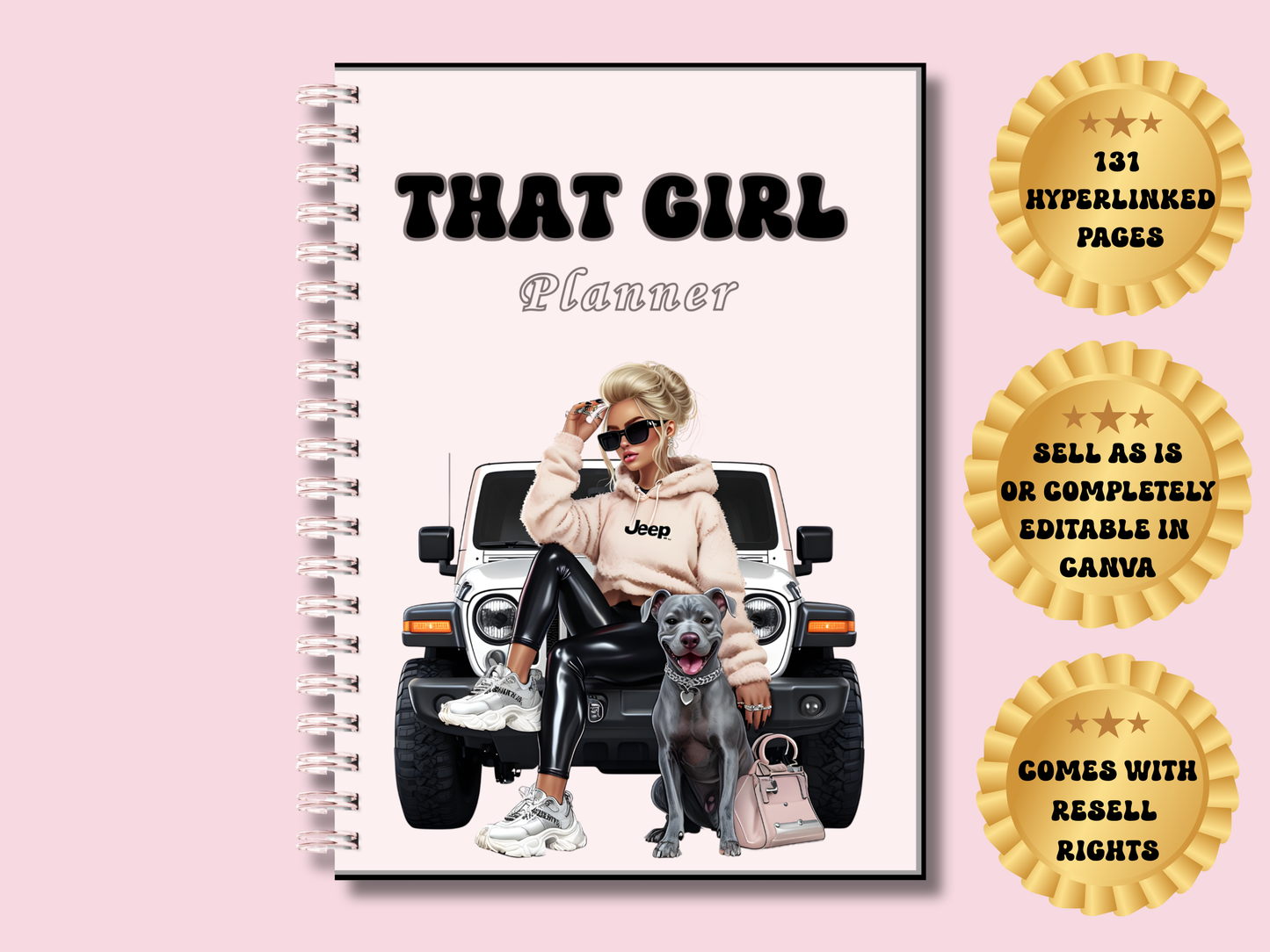 PLR That Girl Digital Planner