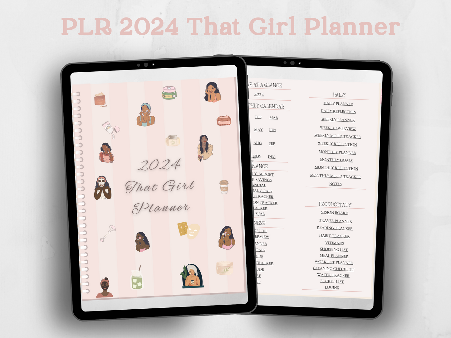 PLR 2024 Digital That Girl Planner