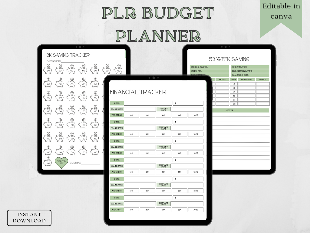 PLR Budget Planner