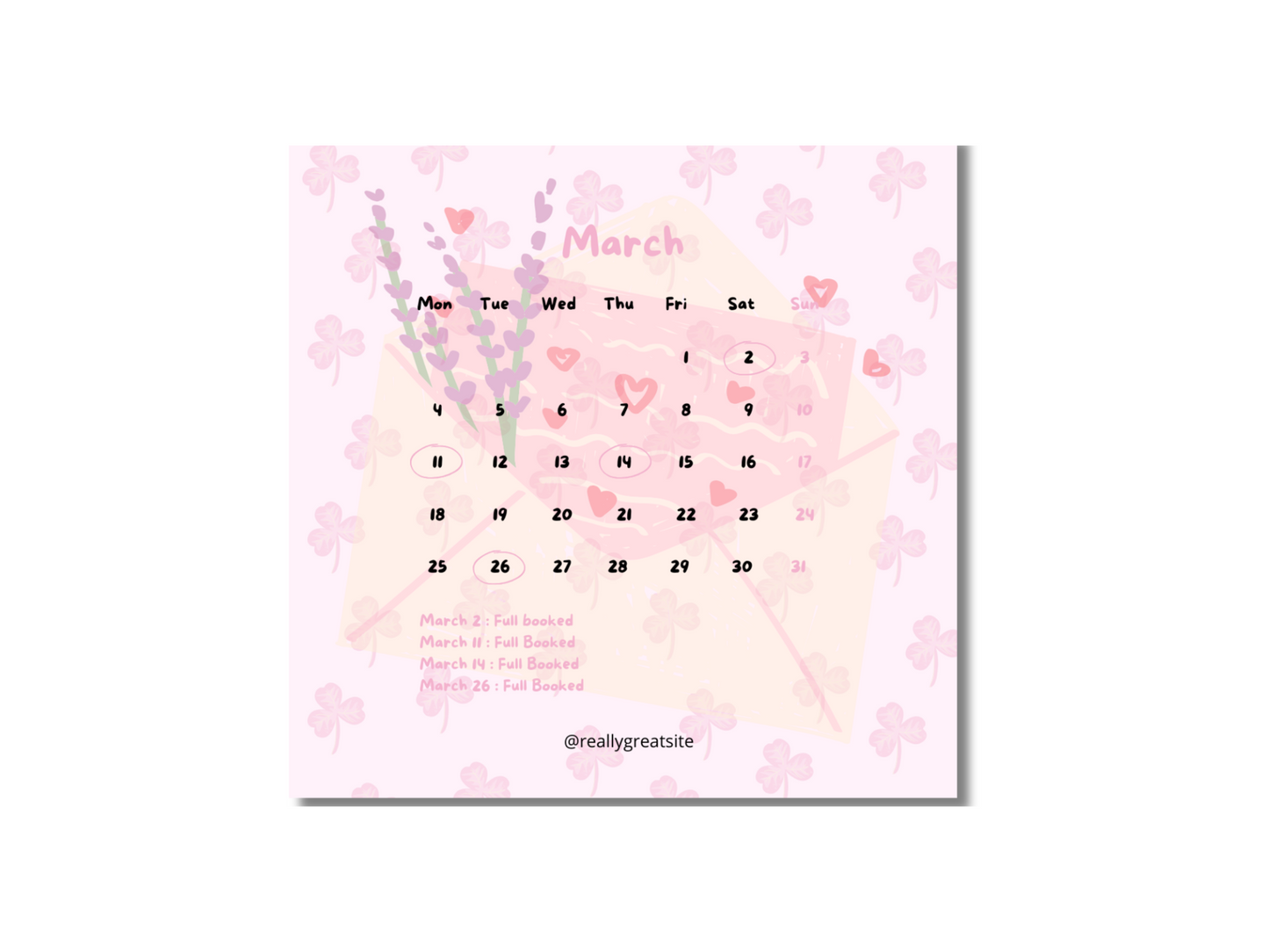 PLR Pink IG Appointment Posts