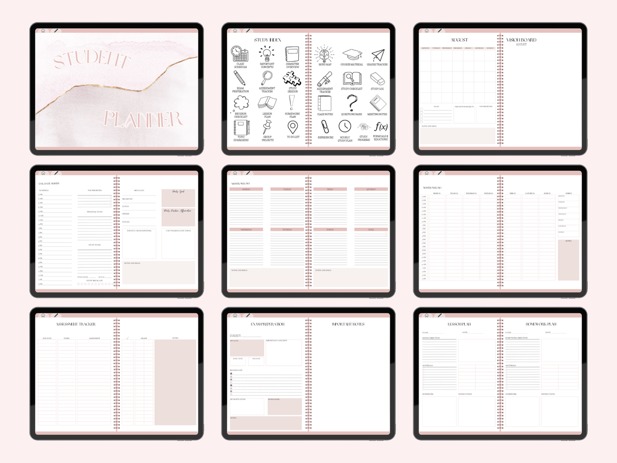 PLR Student Digital Planner – Social Cheat Sheet 2.0