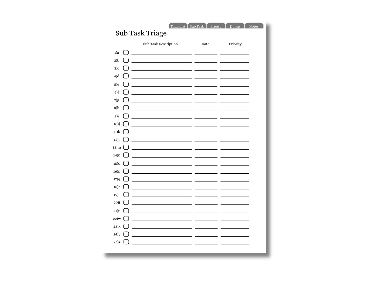 PLR Todo Lists, Organization Templates Bundle