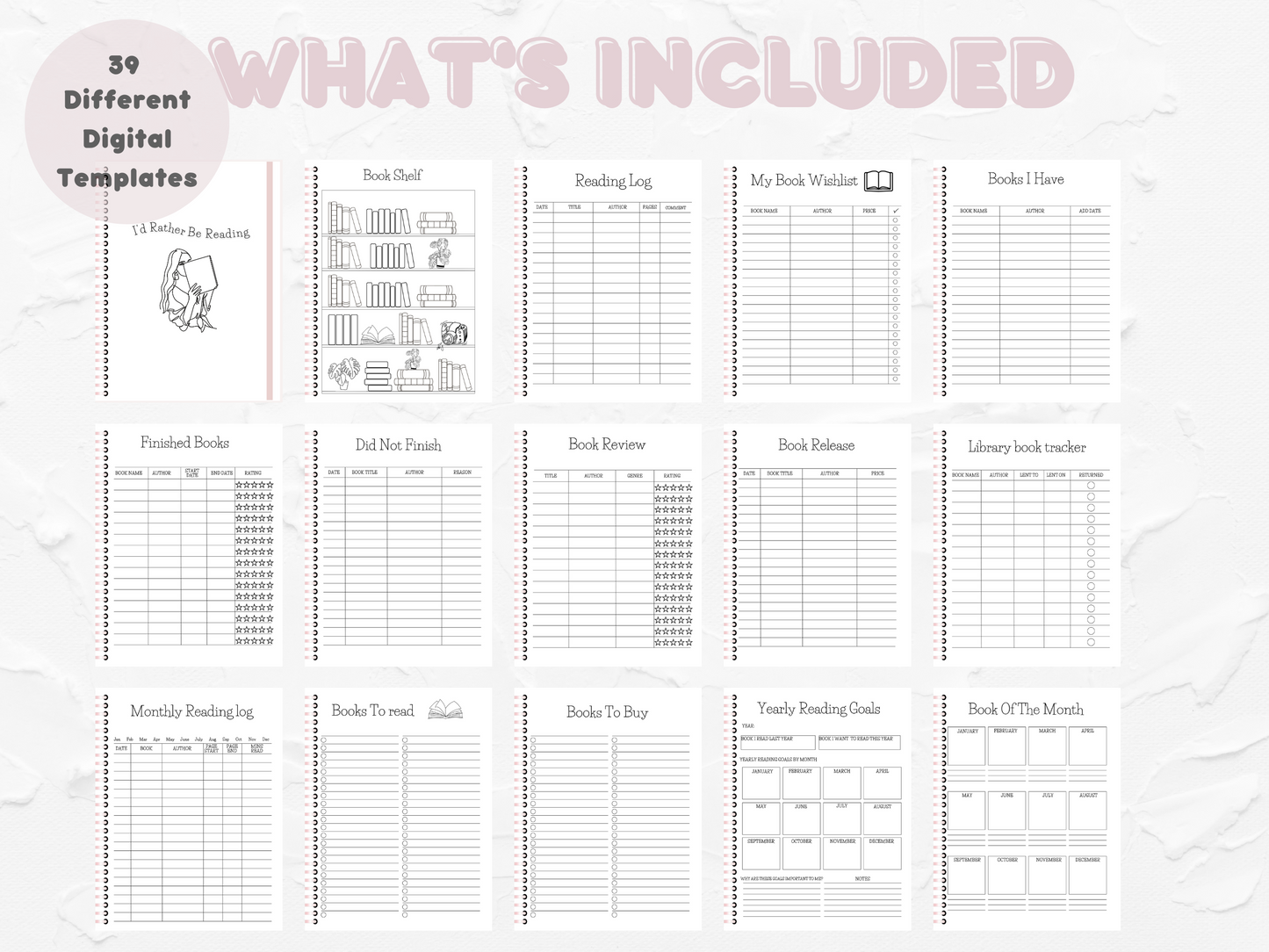 Reading Journal & Tracker