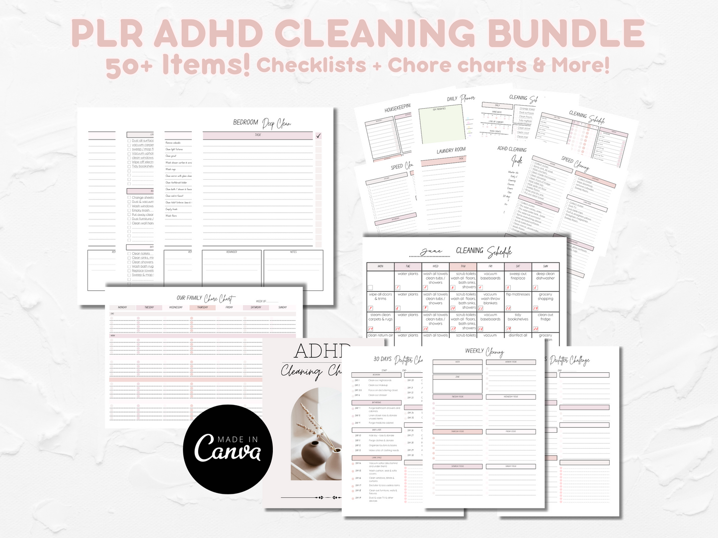 PLR ADHD Cleaning Bundle