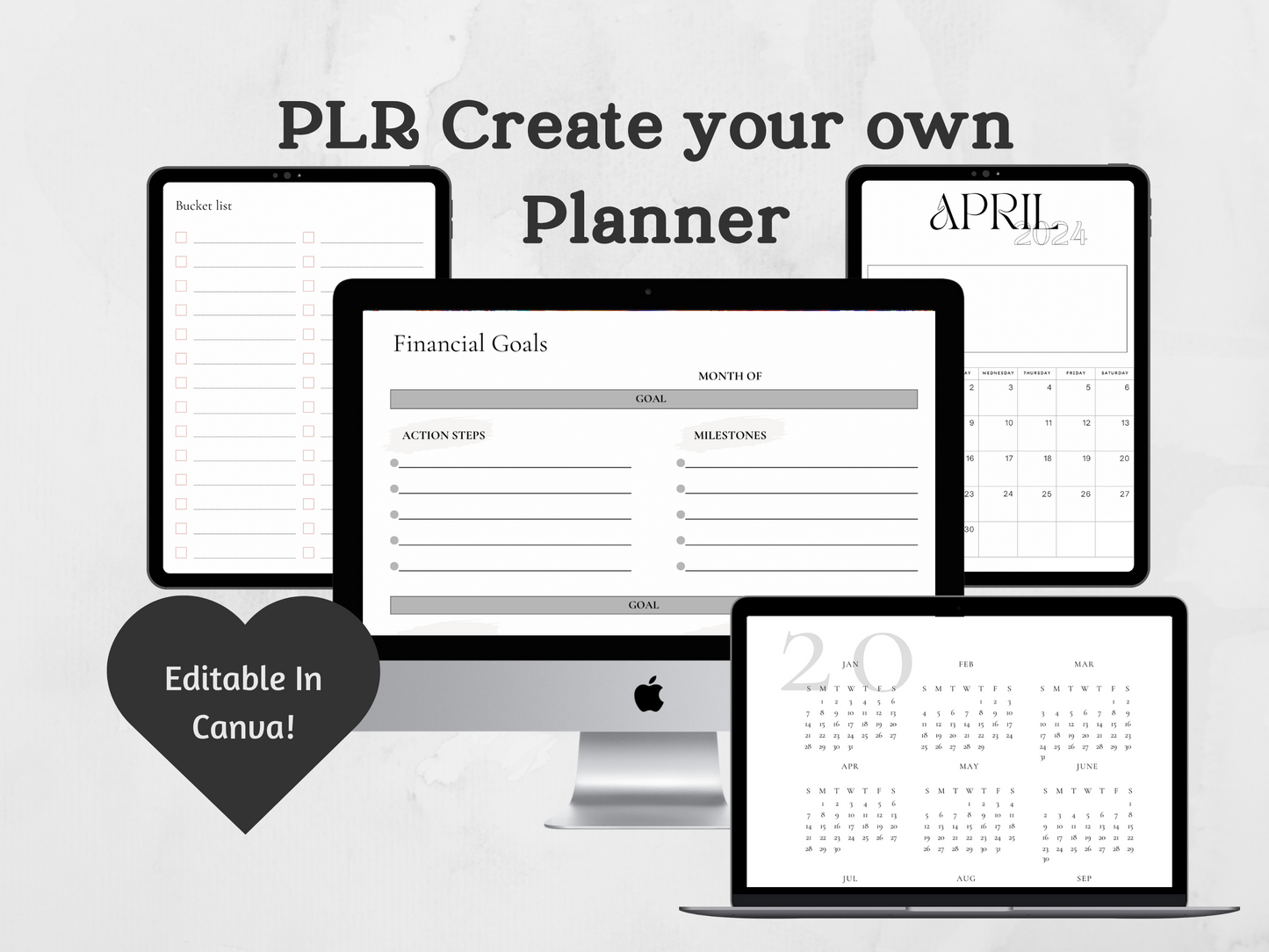 PLR Create Your Own Planner