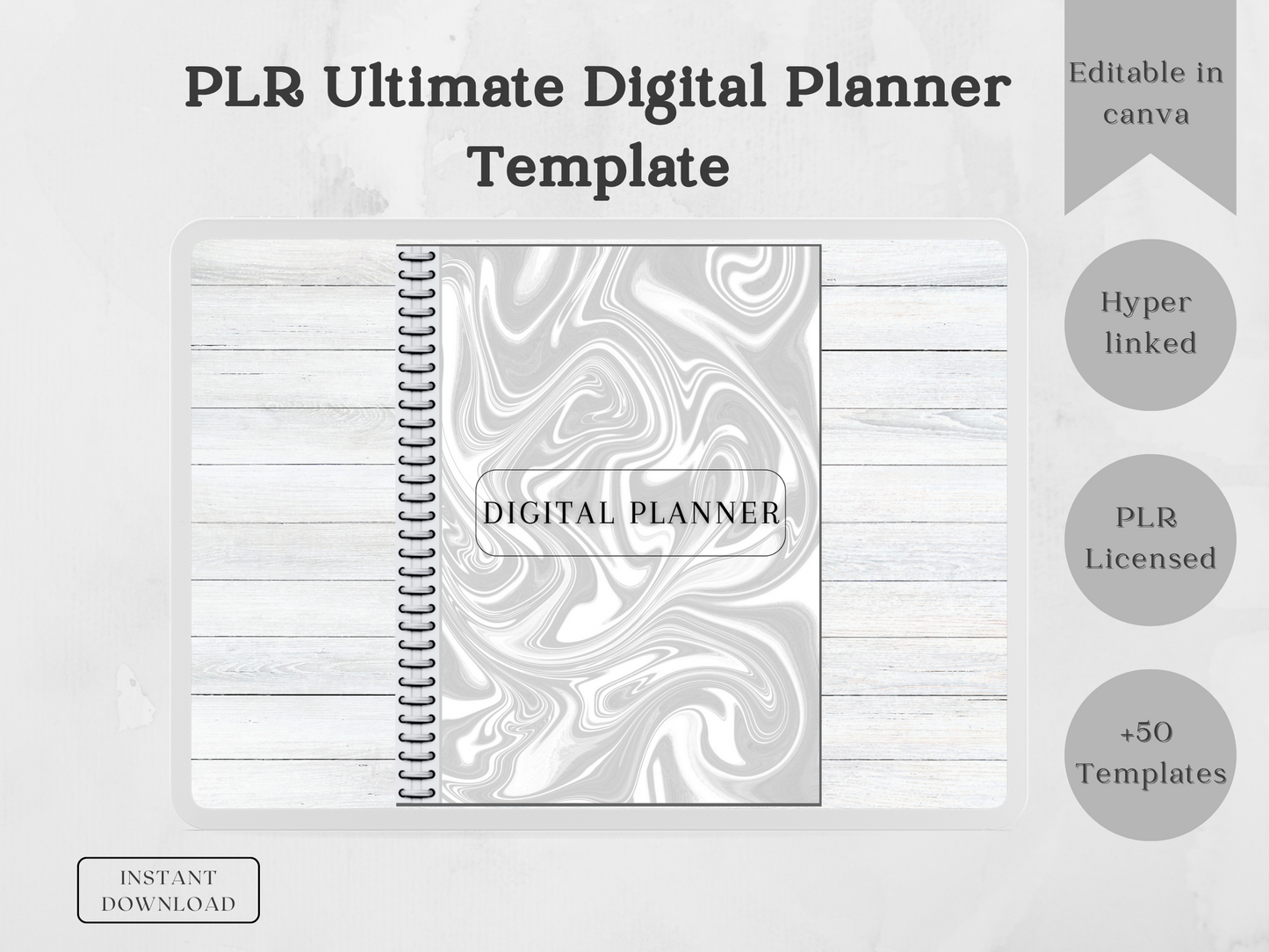 PLR Ultimate Digital Planner Template