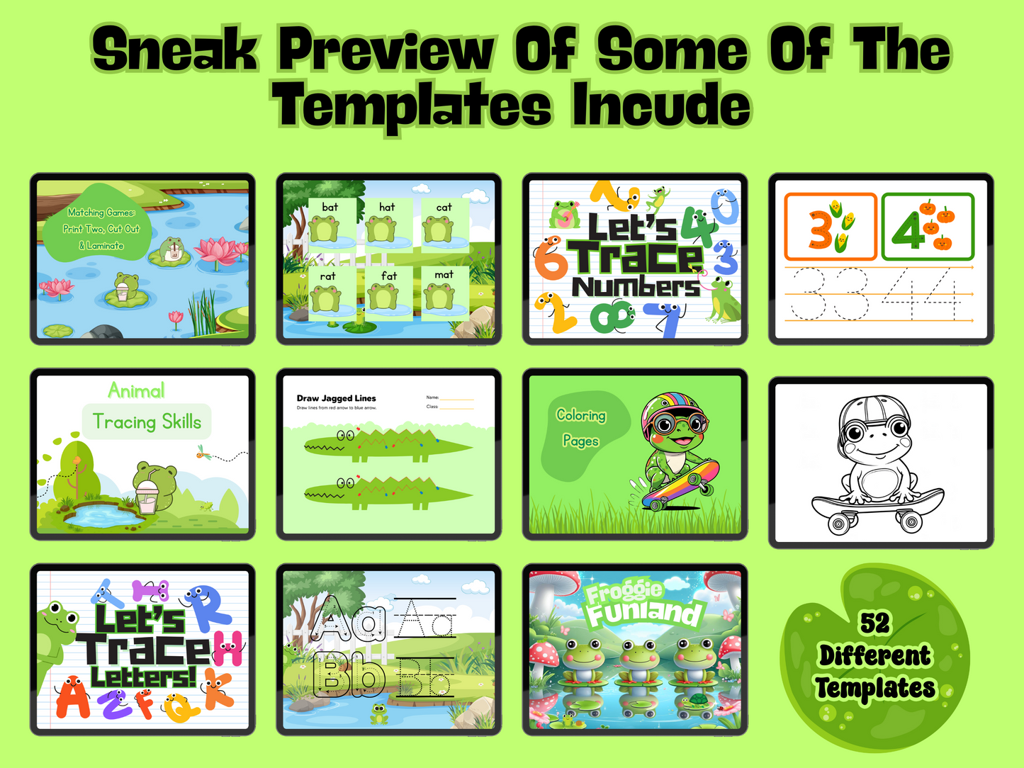 PLR Busy Book Froggie Funland