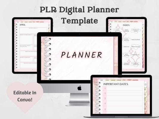 PLR Digital planner Template