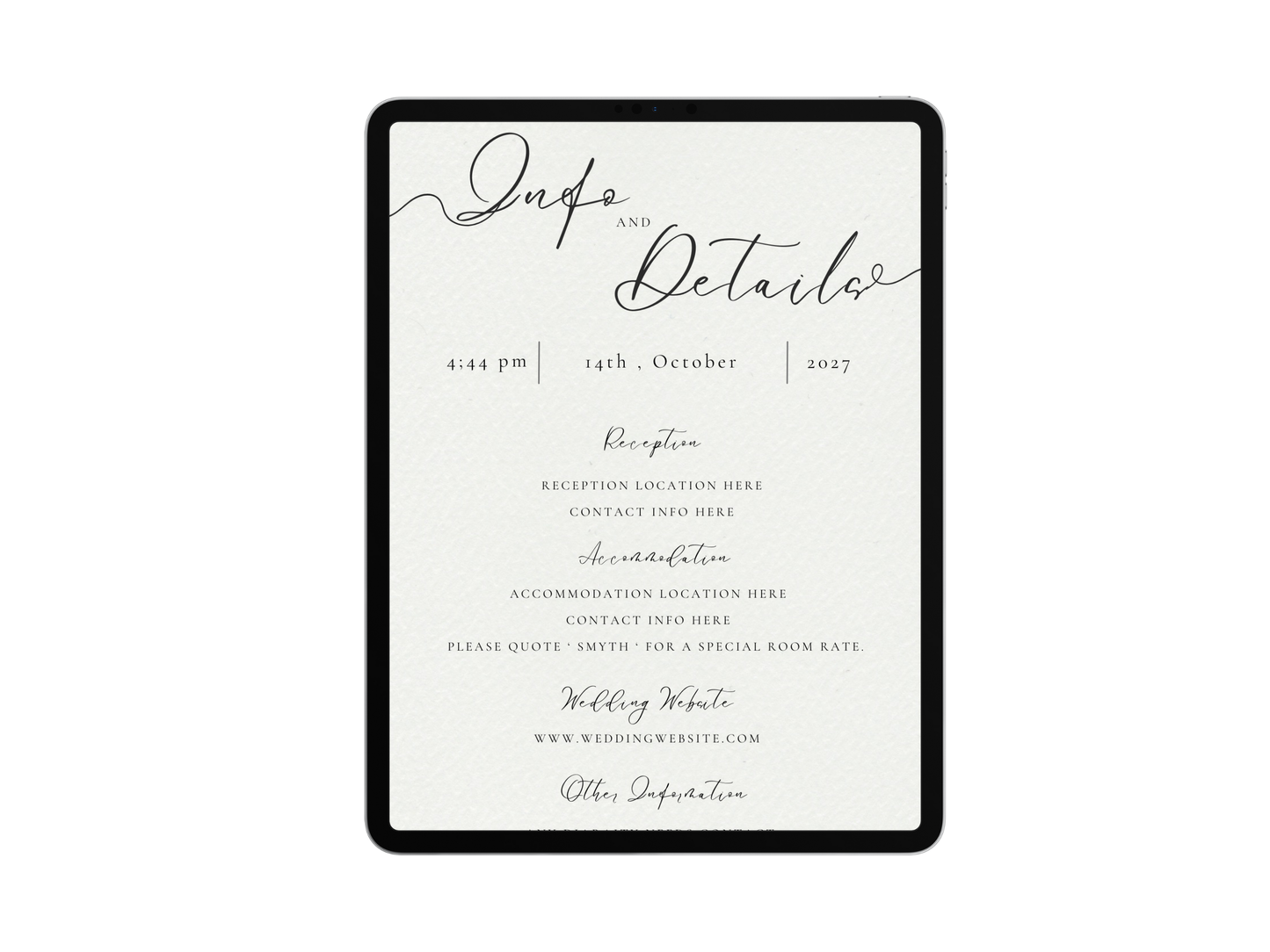 PLR Wedding Template Set