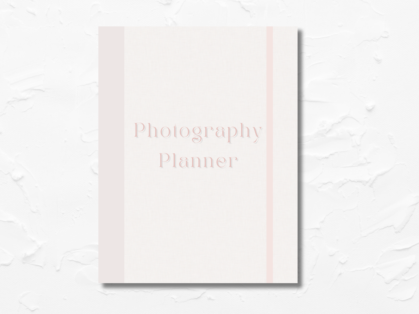 PLR Photography Planner