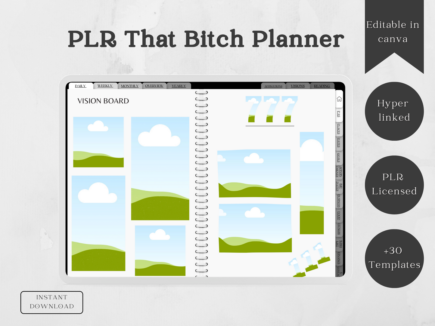 PLR That Bitch Planner