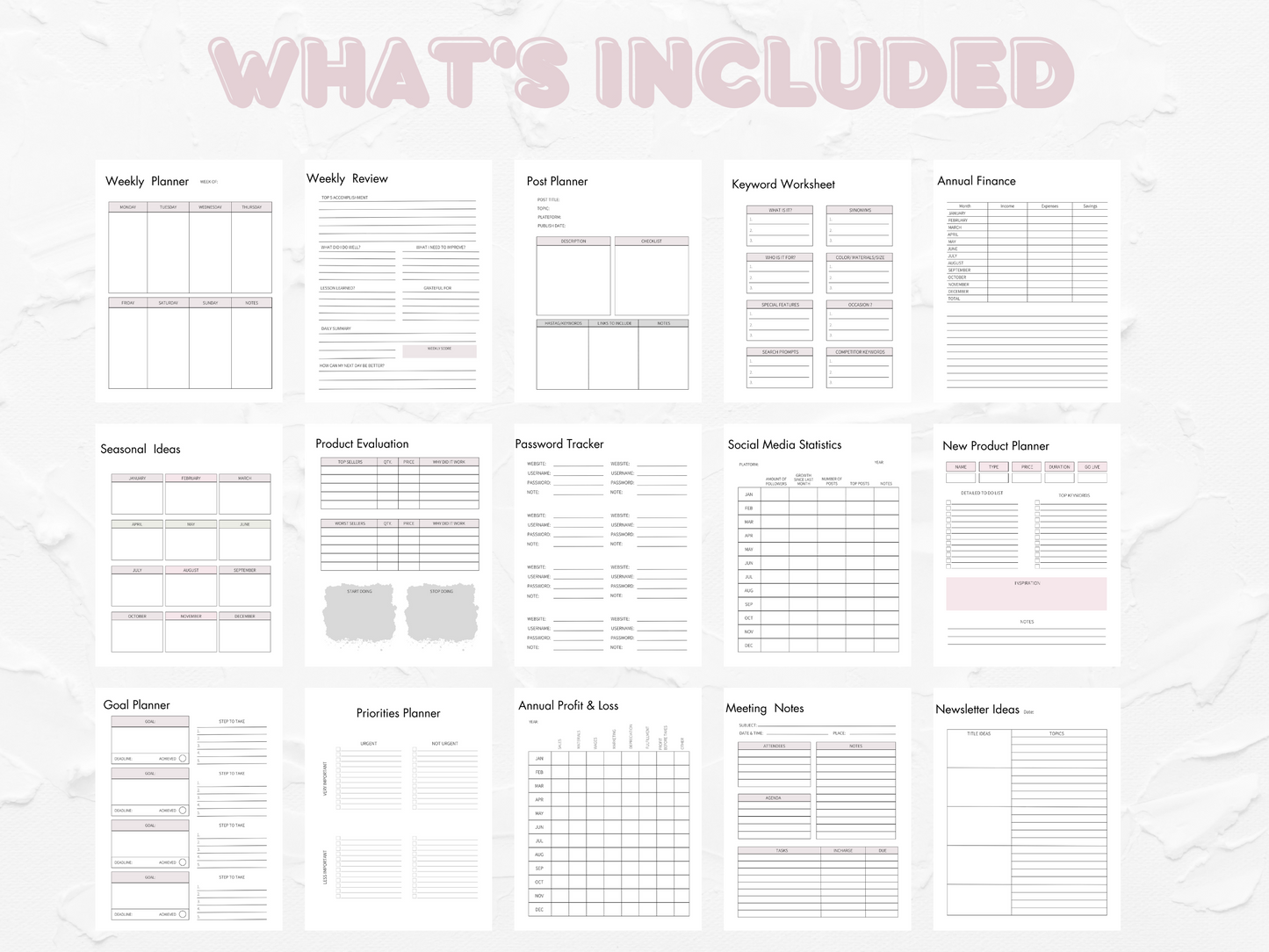 Side Hustle Planner – Social Cheat Sheet 2.0