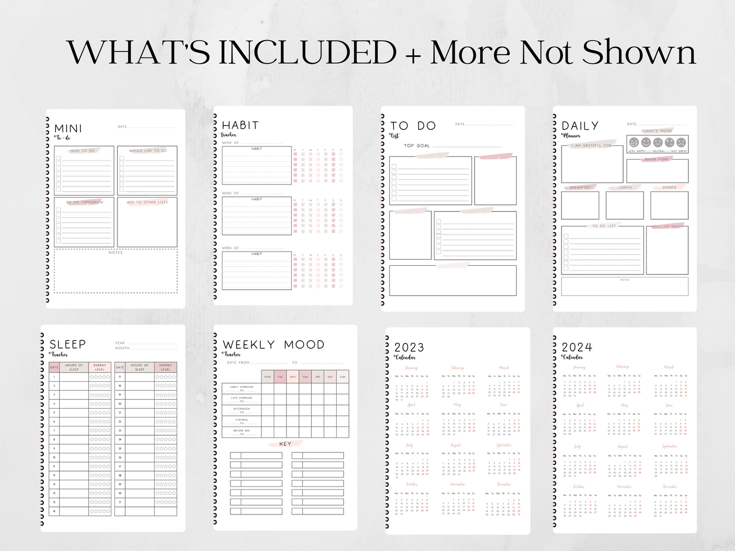 ADHD Home Management Planner | Editable Digital Planner!