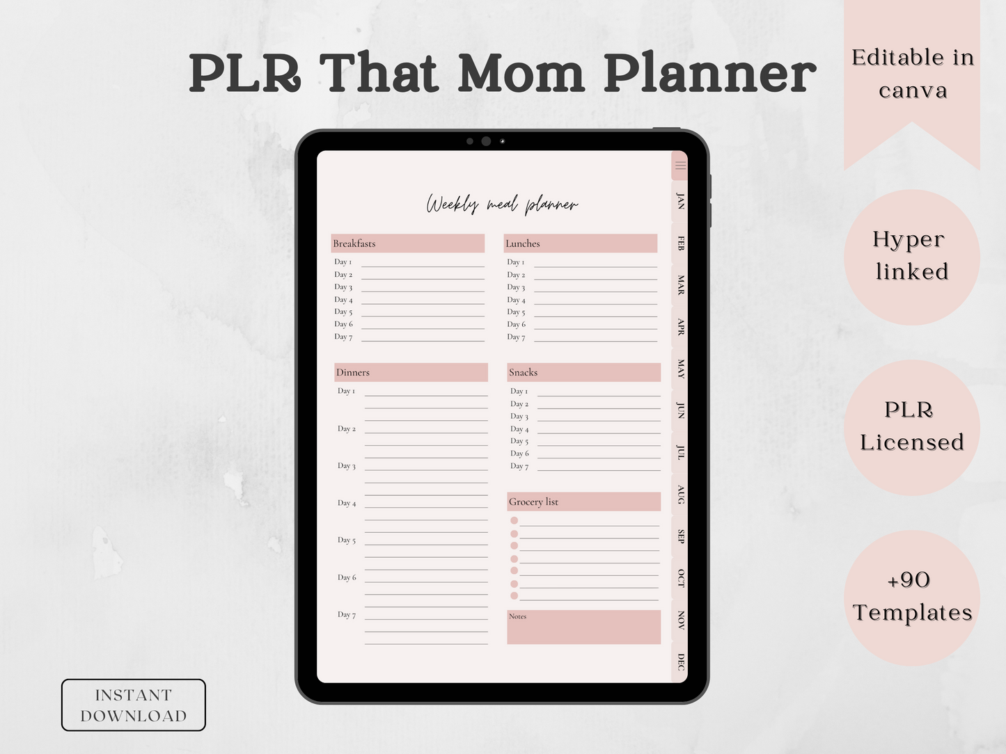 PLR That Mom Planner