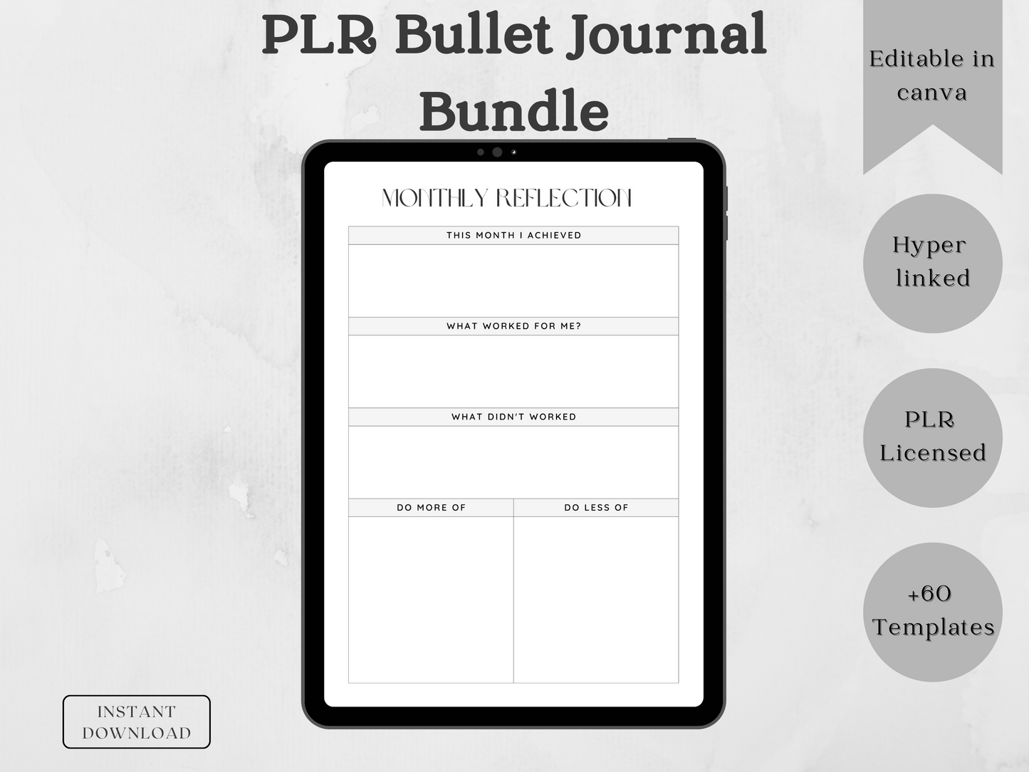 PLR Bullet Journal Bundle