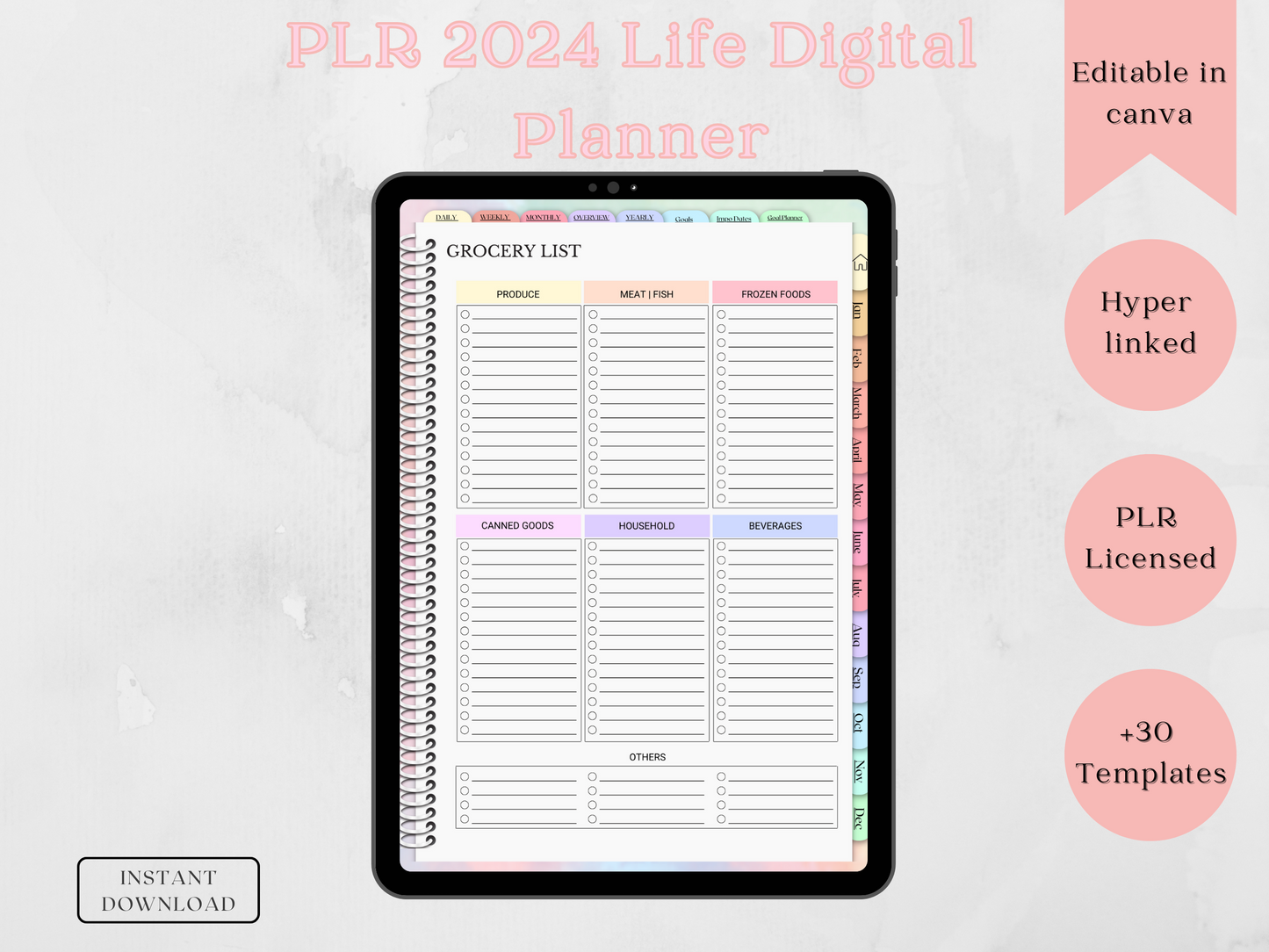 PLR 2024 Life Planner