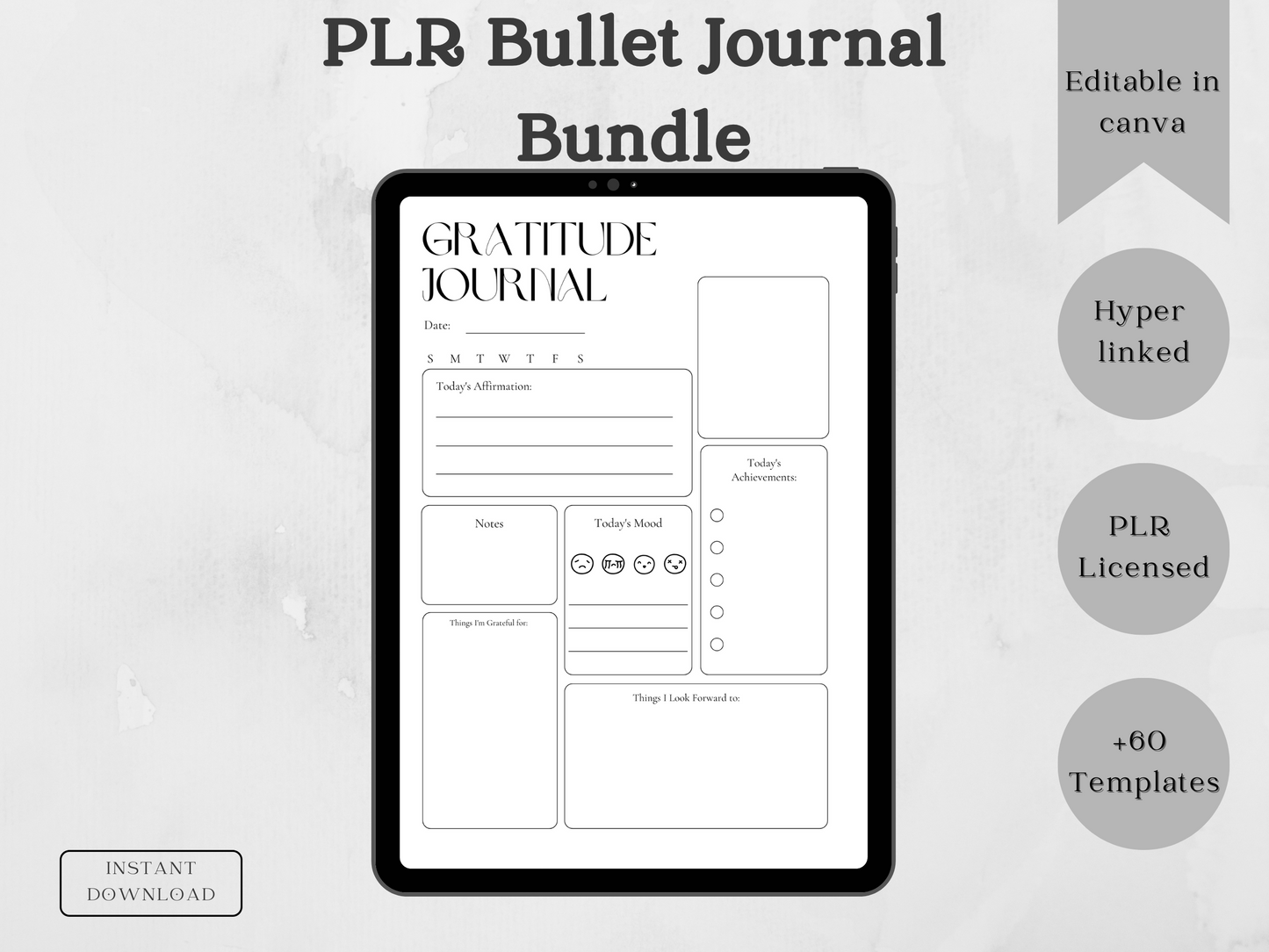 PLR Bullet Journal Bundle