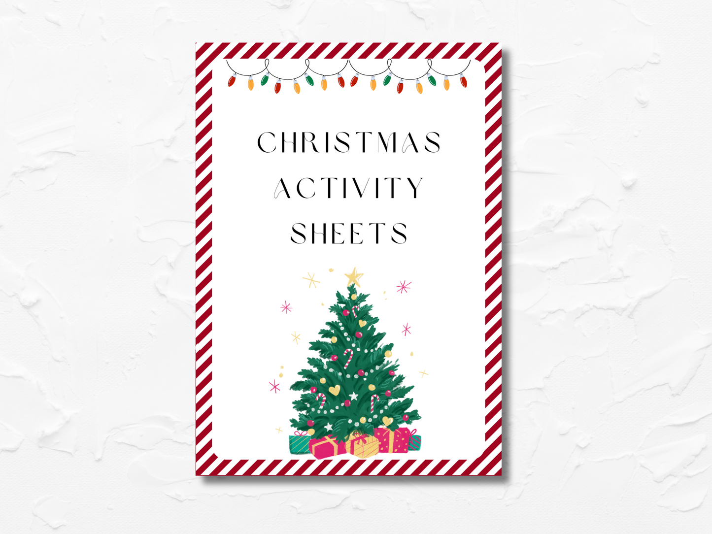 PLR Christmas Activity Sheets