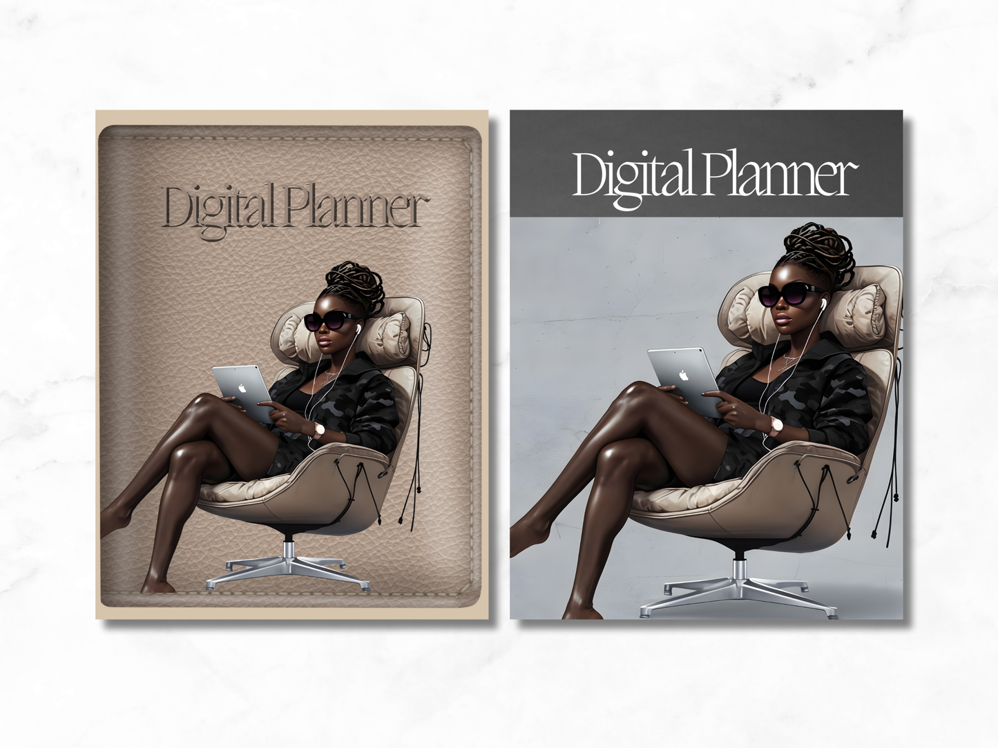 PLR Black Girl Digital Planner