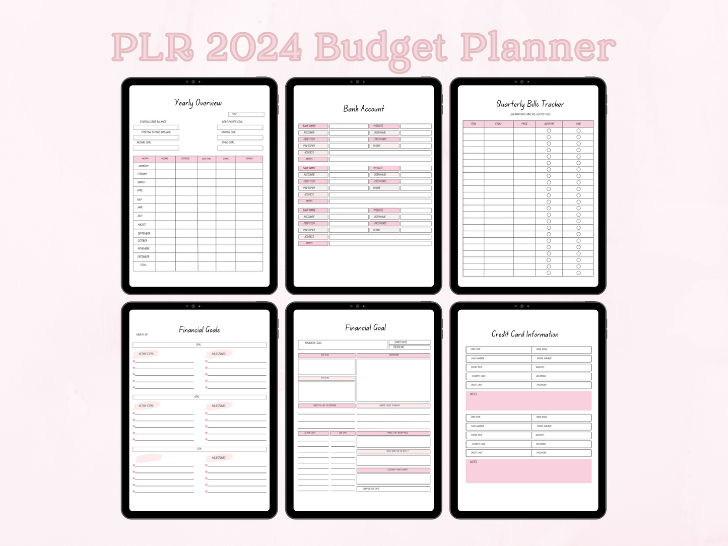 PLR 2024 Budget Planner